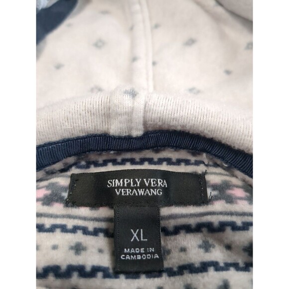 Simply Vera Verawang Womens Stretch Velour Hoodie PJ Set. XL - Picture 14 of 14